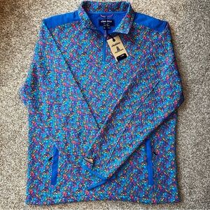 CHUBBIES The Spade Quilted Quarter- Zip Size XL